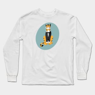 Tiger in a tuxedo Long Sleeve T-Shirt